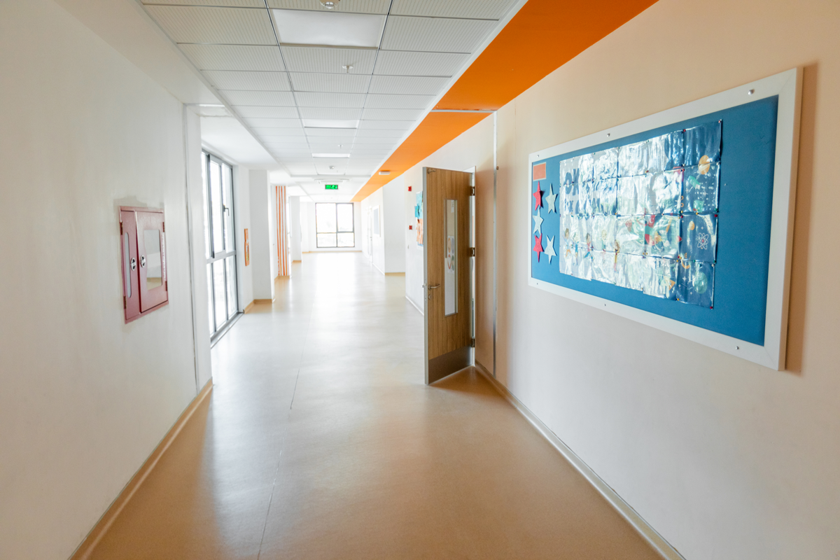 Hallway, Display, Safety, School