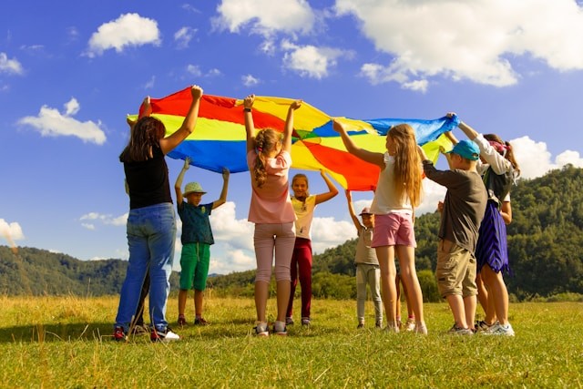 Parachute, Activities, Outdoor Fun, Sports Day, Activity Day, Outside